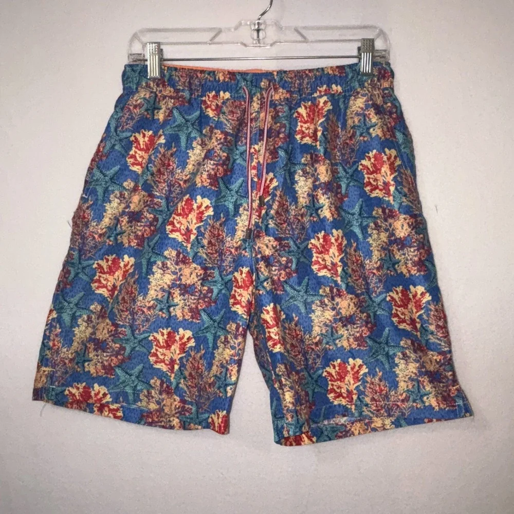 Peter Millar Swim‎ Suit Trunks Seaside Collection Blue Men's Medium